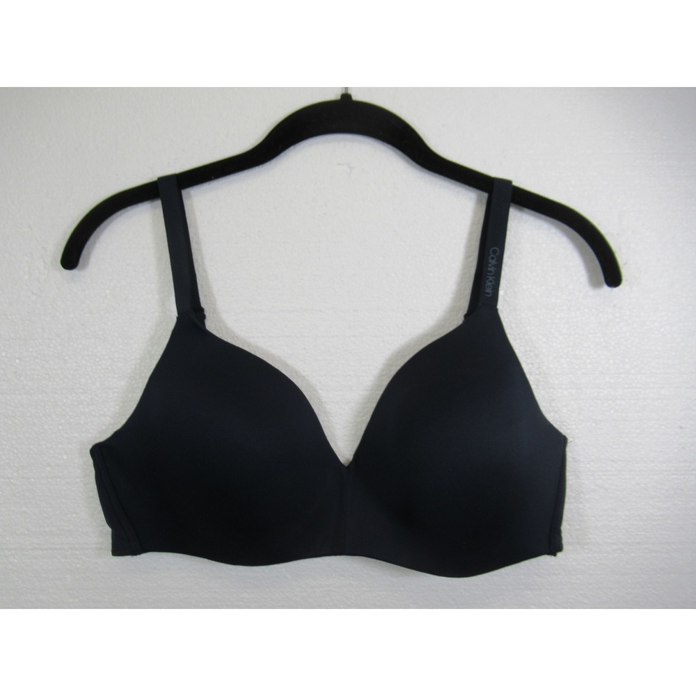 Calvin Klein Seamless Wireless Bra Medium Blue Lightly Lined QP3423S